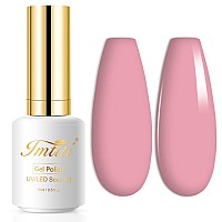 Imtiti Gel Nail Polish Nude Pink Gel Polish 05 Fl Oz