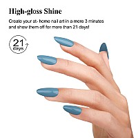 Imtiti Gel Nail Polish Bright Blue Color Gel Polish 05 Fl Oz