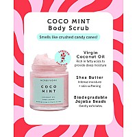 Herbivore Coco Mint Coconut Oil Body Scrub Coconut Shea Butter 4 Oz