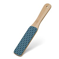 Bezox Foot File Callus Remover With Bamboo Handle1 Pcs Doublesided Portable Foot Sander Professional Pedicure Heel Scrubber