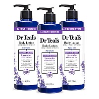 Dr Teals Body Lotion Lavender Essential Oil 18 Fl Oz Pack Of 3