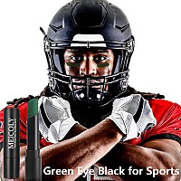 Meicoly Green Eye Black Baseballsoftballfootballlacrosseeasy To Color Sports Eye Stick Eye Black Sticklong Lasting Hallowee