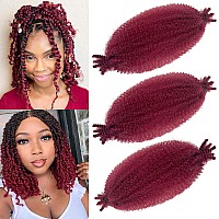 Marley Twist Braiding Hair Preseparated Springy Afro Twist Hair Kinky Twist Crochet Hair Braids For Distressed Soft Locs Sprin