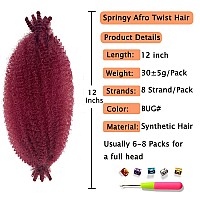 Marley Twist Braiding Hair Preseparated Springy Afro Twist Hair Kinky Twist Crochet Hair Braids For Distressed Soft Locs Sprin