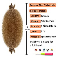 Marley Twist Braiding Hair Preseparated Springy Afro Twist Hair Kinky Twist Crochet Hair Braids For Distressed Soft Locs Sprin