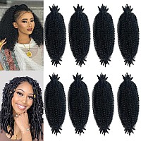 Marley Twist Braiding Hair Preseparated Springy Afro Twist Hair Kinky Twist Crochet Hair Braids For Distressed Soft Locs Sprin