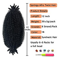 Marley Twist Braiding Hair Preseparated Springy Afro Twist Hair Kinky Twist Crochet Hair Braids For Distressed Soft Locs Sprin