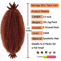 Marley Twist Braiding Hair Preseparated Springy Afro Twist Hair Kinky Twist Crochet Hair Braids For Distressed Soft Locs Sprin