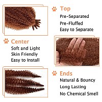 Marley Twist Braiding Hair Preseparated Springy Afro Twist Hair Kinky Twist Crochet Hair Braids For Distressed Soft Locs Sprin