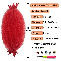 Marley Twist Braiding Hair Preseparated Springy Afro Twist Hair Kinky Twist Crochet Hair Braids For Distressed Soft Locs Sprin