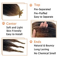 3 Pack Marley Twist Braiding Hair 12 Inch Afro Twist Hair For Faux Locs Kinky Twist Hair For Women Springy Afro Twist Hair Expre