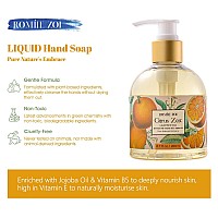 Romiie Zoi Liquid Hand Soap With Gift Box Citrus Zest 260Ml 87 Floz