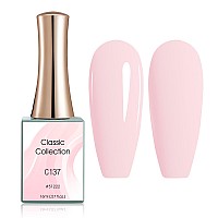 Canni Baby Pink Gel Nail Polish 1 Pcs 16Ml Light Pink Gel Polish Color Soak Off Led Nail Gel Polish Set Nail Art Starter Manicu