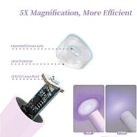 Uv Light For Gel Nails Denabuty Mini U V Led Nail Lamp Handheld With Stand Portable Nail Dryer Rechargeable Usb Cordless Nail