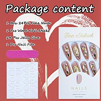 24Pcs Nude Pink Coffin Press On Nails Medium Square Fake Nails With San Judas Virgin Mary Rhinestones Gems Full Cover Glue On Na