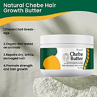 Brzeaf Chebe Hair Butter 88 Oz Repairs Fragile Hair Promotes Growth Strengthening Natural Ingredients For All Hair Type