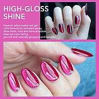 Cat Eye Magnetic Gel Polish A04Dark Reddark Pink