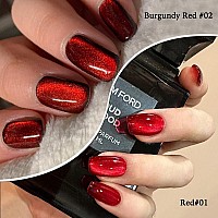 Cat Eye Magnetic Gel Polish A01Blood Reddark Red