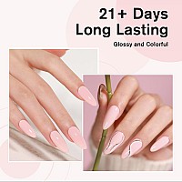 Larvall Beautpal Pink Nude Gel Nail Polish 15Ml Soak Off Uv Led Gel Polish Nail Art Manicure Salon Diy At Home Color 106 Rose Q