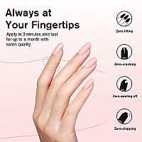 Larvall Beautpal Pink Nude Gel Nail Polish 15Ml Soak Off Uv Led Gel Polish Nail Art Manicure Salon Diy At Home Color 106 Rose Q