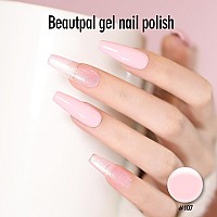 Beautpal Pink Gel Nail Polish 15Ml Soak Off Uv Led Gel Polish Nail Art Manicure Salon Diy At Home Color 107 Pink Lily