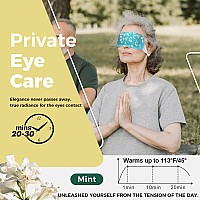 16Pack Steam Eye Masks For Dry Eyes Jasmine Warm Eye Mask For Tired Eyes Relief Eye Fatigue Dark Circle Heat Sleep Eye Mas