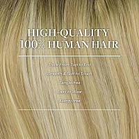 Goo Goo Clip In Hair Extensions Real Human Hair Remy Human Hair Extensions Clip Ins For Women Natural Human Hair 16Inch 120G