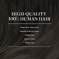 Goo Goo Clip In Hair Extensions Real Human Hair Remy Human Hair Extensions Clip Ins For Women Natural Human Hair 18Inch 120G