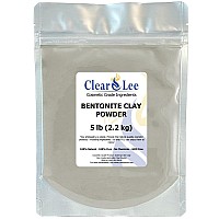 Clearlee Bentonite Clay Cosmetic Grade Powder 100 Pure Natural Powder Great For Skin Detox Rejuvenation And More Heal D