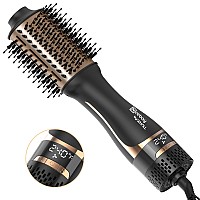 Nicebay Hair Dryer Brush Hot Tools Blow Dryer Brush For Women One Step Blowout Brush With Display Screen Oval Ceramic Barrel