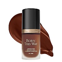 Too Faced Born This Way Natural Finish Longwear Liquid Foundation 101 Fl Oz Sable