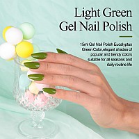 Imtiti Gel Nail Polish 1 Pcs 05Oz Olive Green Gel Polish Soak Off Nail Art Manicure Salon Diy Gel Nail Christmas Gift For Girl