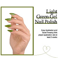 Imtiti Gel Nail Polish 1 Pcs 05Oz Olive Green Gel Polish Soak Off Nail Art Manicure Salon Diy Gel Nail Christmas Gift For Girl