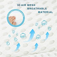 Bath Pillow For Tub Bathtub Spa Pillow With Neck Head Back Support Bath Cushion 5D Air Mesh Breathable Bath Pillow For Hot Tub