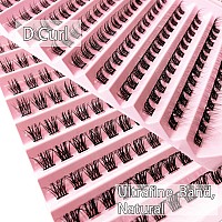 Lash Extension Kit 120 Pcs Lash Clusters With 7 Days Long Lasting Bond And Seal 816Mm D Curl Wispy Eyelash Extension Kit At Hom