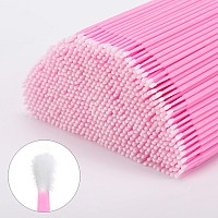 Tbestmax 1200 Pcs Micro Applicator Brush Micro Swabs Disposable Eye Lashes Mascara Wands For Eyelash Extensionpink