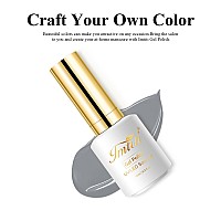 Imtiti Gel Nail Polish 05 Fl Oz Medium Grey Gel Polish Soak Off Led Uv Nail Gel Polish Autumn Winter Nail Polish Diy Nail Art