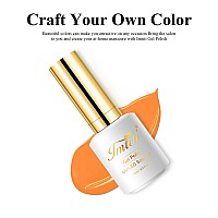 Imtiti Gel Nail Polish 05 Fl Oz Creme Orange Gel Polish Soak Off Led Uv Nail Gel Polish Autumn Winter Nail Polish Diy Nail Art