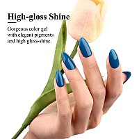 Imtiti Gel Nail Polish 05 Fl Oz Tear Blue Gel Polish Soak Off Led Uv Nail Gel Polish Autumn Winter Nail Polish Diy Nail Art Ma