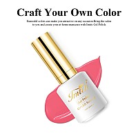 Imtiti Gel Nail Polish 05 Fl Oz Coral Pink Gel Polish Soak Off Led Uv Nail Gel Polish Autumn Winter Nail Polish Diy Nail Art M