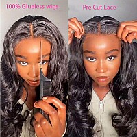 5X5 Hd Lace Closure Wigs Human Hair Wear And Go Glueless Wig Precut Lace Front Wigs Ready To Wear No Glue Body Wave 180 Density