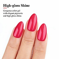 Imtiti Gel Nail Polish 15Ml Crimson Red Gel Polish Soak Off Led Uv Nail Gel Polish Autumn Winter Nail Polish Diy Nail Art Manic