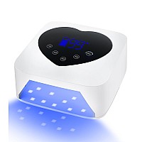 Uv Nail Lamp Hugmaple 72W Uv Nail Light For Gel Nails With 5 Timer Setting Touch Control Auto Sensor Cordless Rechargeable