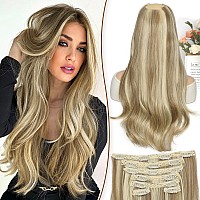 Kookastyle Clip In Hair Extensions Thick Long Straight Hair Extensions Upgrade Soft Lace Weft Lightweight 7Pcs Layered Hair Exte