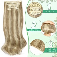 Kookastyle Clip In Hair Extensions Thick Long Straight Hair Extensions Upgrade Soft Lace Weft Lightweight 7Pcs Layered Hair Exte