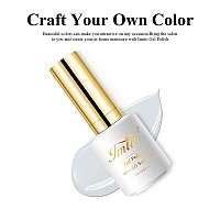 Imtiti Gel Nail Polish 15Ml Light Grey Gel Polish Soak Off Led Uv Nail Gel Polish Autumn Winter Nail Polish Diy Nail Art Manicu