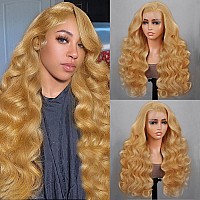 Honey Blonde Lace Front Wig Human Hair 13X4 Blonde Lace Front Wigs Human Hair Colored Body Wave Honey Blonde Wig Human Hair Hd L