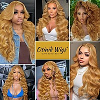 Honey Blonde Lace Front Wig Human Hair 13X4 Blonde Lace Front Wigs Human Hair Colored Body Wave Honey Blonde Wig Human Hair Hd L