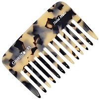 Giorgio G51Tw Small Travel Purse Hair Detangling Comb Wide Teeth Pocket Comb For Thick Curly Wavy Hair Hair Detangler Comb For