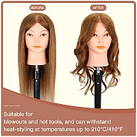 Mannequin Head With Human Hair 2022 Cosmetology Mannequin Head With 100 Real Human Hair For Braiding Practice Cutting Man